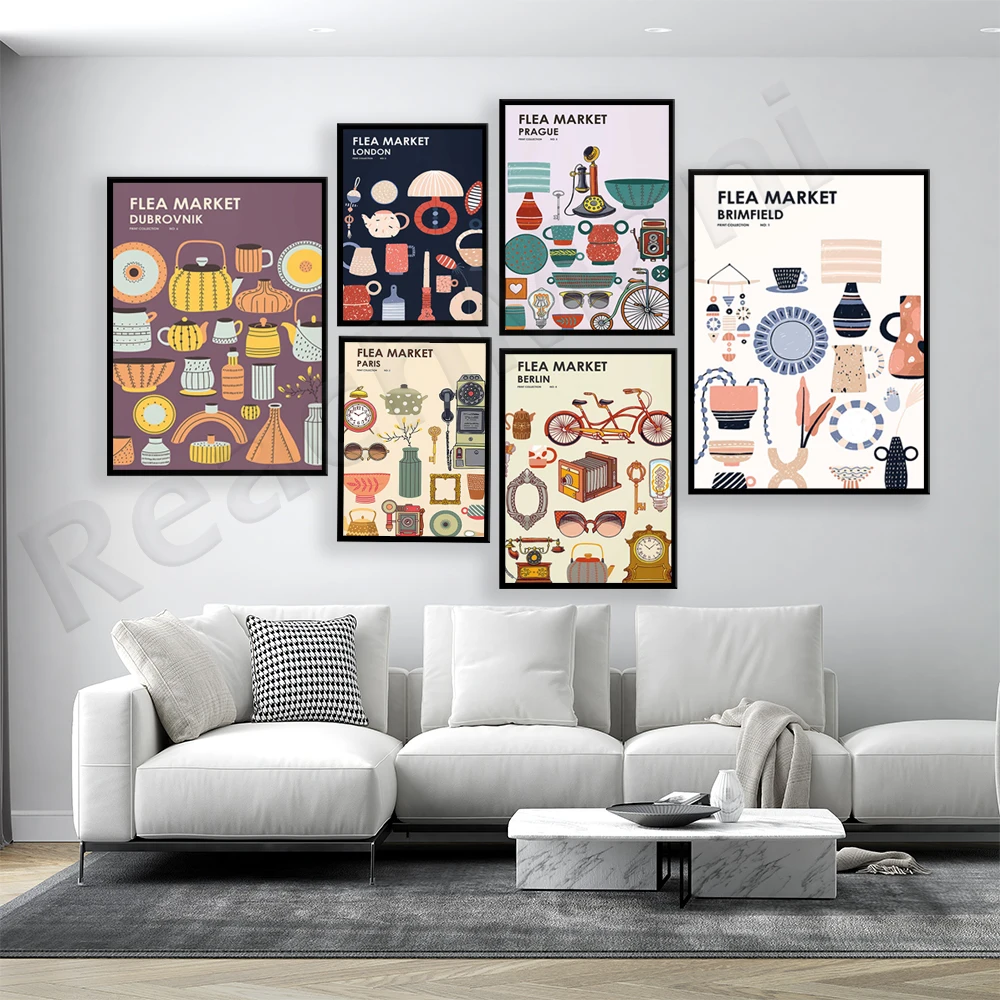 Flea Market Print Collection V - Vintage And Collectible Fair recension och pris