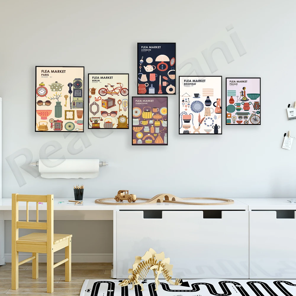 Flea Market Print Collection V - Vintage And Collectible Fair recension och pris
