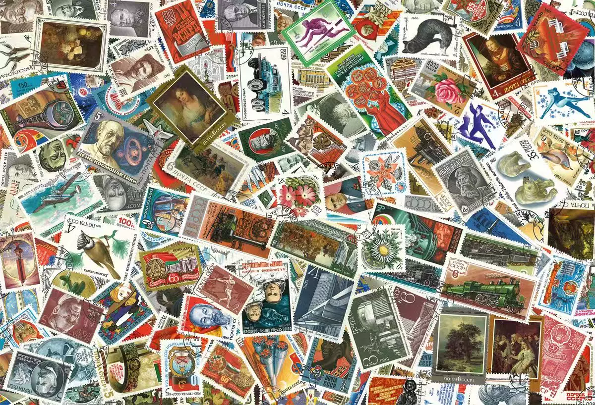 Vintage Soviet Union Postage S - Collectible Vintage Postage Stamps recension och pris