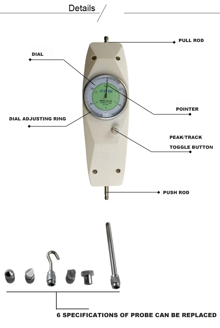 NK Analog Force Gauge Force Me - Analog Meter Gauge recension och pris