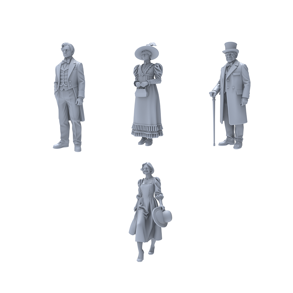 1/64 1/72 Victorian European D - Vintage Collectible Figures recension och pris