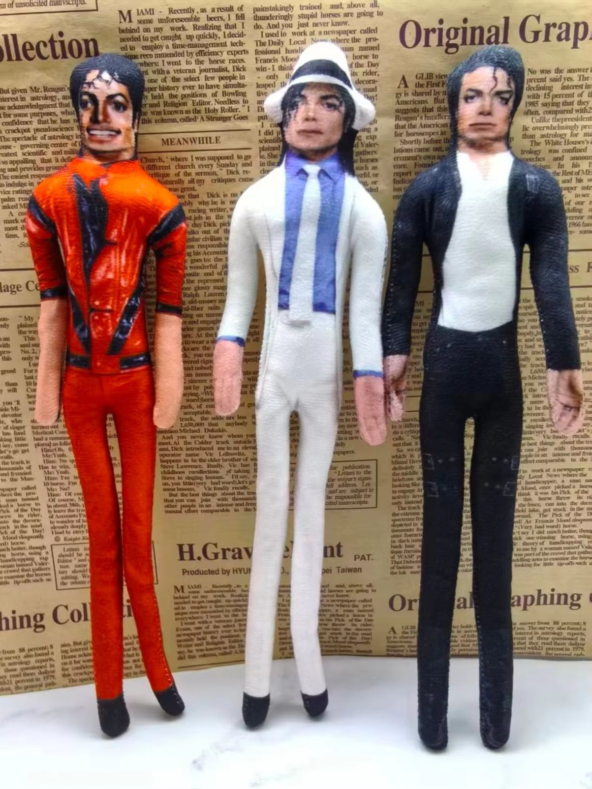 Vintage MJ Michael Jackson Cos - Vintage Collectible Figures recension och pris