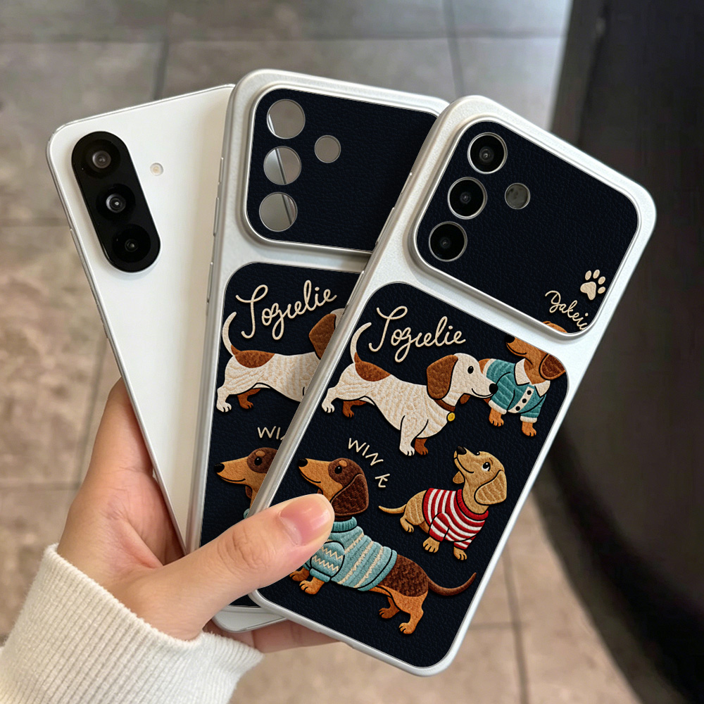 Cartoon Puppy Leather Phone Ca - Camera Leather Case recension och pris